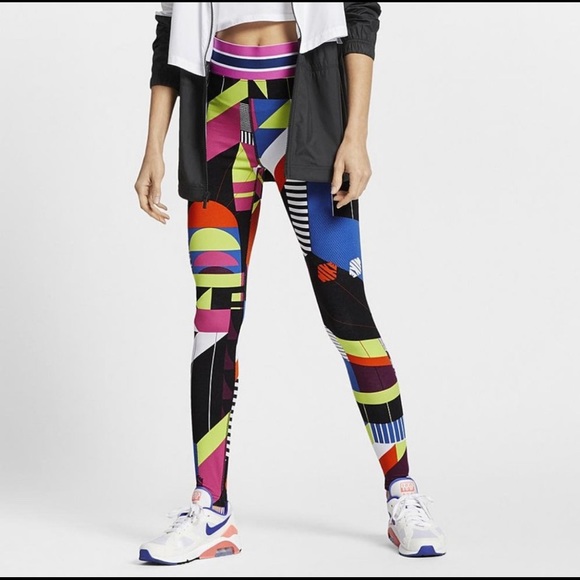 Nike NWT leggings size medium. Super fun and vibrant. - Picture 12 of 12
